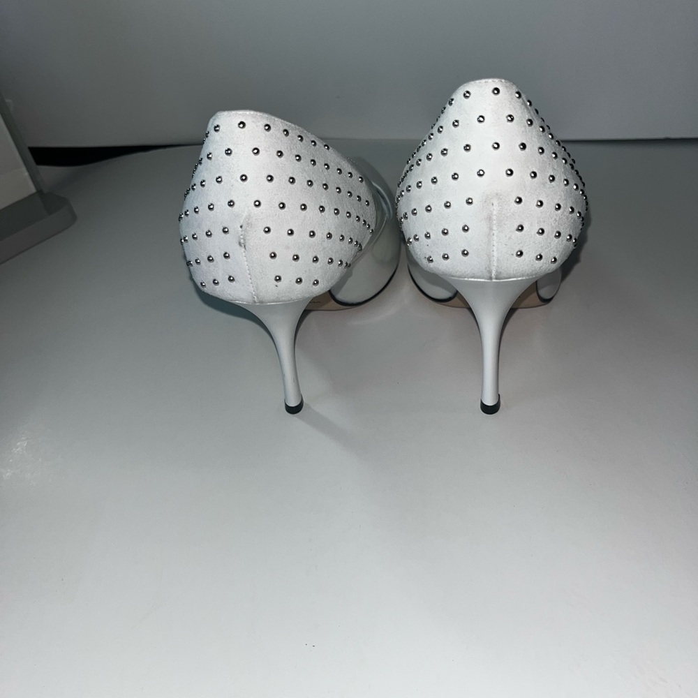Barney’s New York White Leather Pumps, size 37.5 - Picture 5 of 6